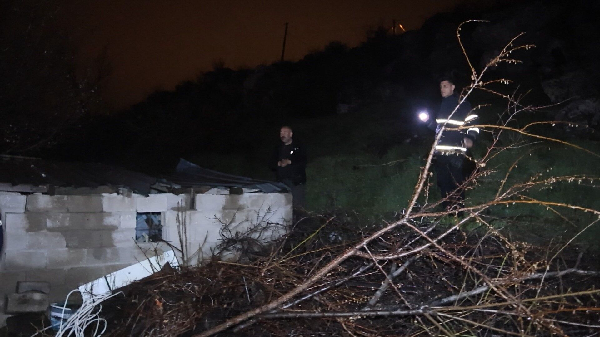 Nevşehir’de Kazadan Sonra Çalılığa Saklandı (2)
