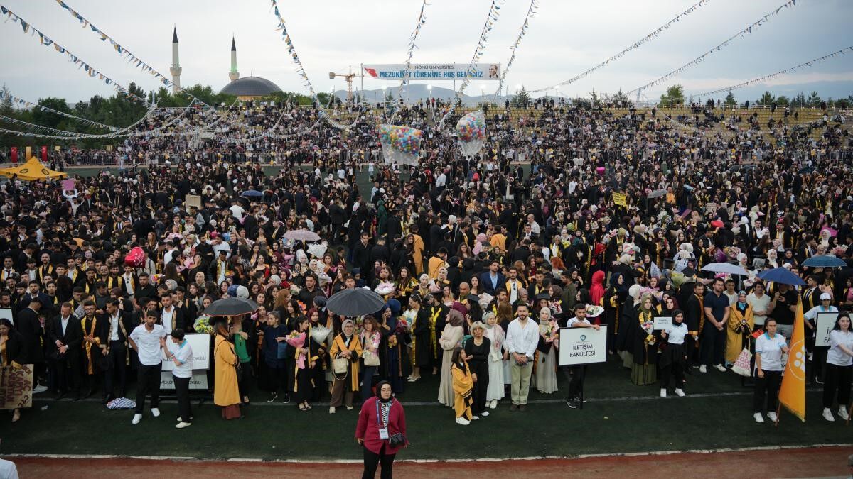 İnönü Üniversitesinde Mezuniyet Coşkusu Yaşandı (2)