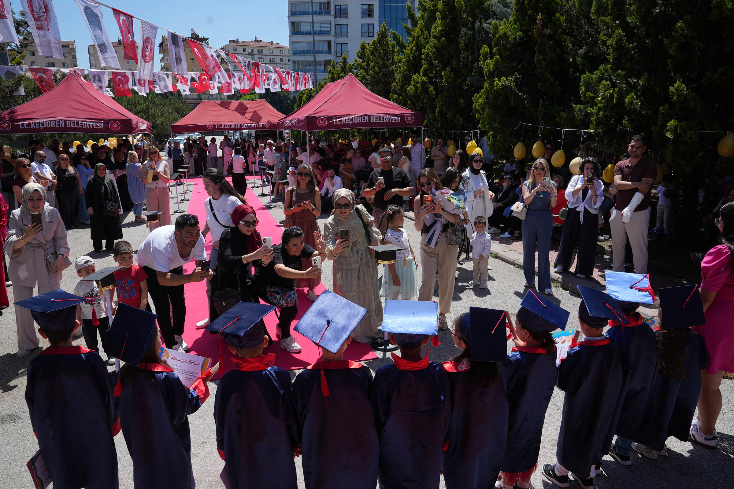 Keçiörenli Minikler Mezuniyet Töreninde Kep Attı (1)
