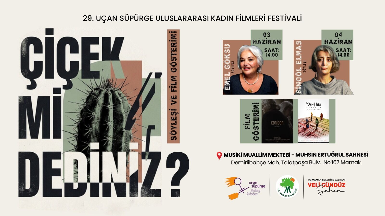 Uçan Süpürge Uluslararası Kadın Filmleri Festivali 28 Yıl Sonra Mamak’ta