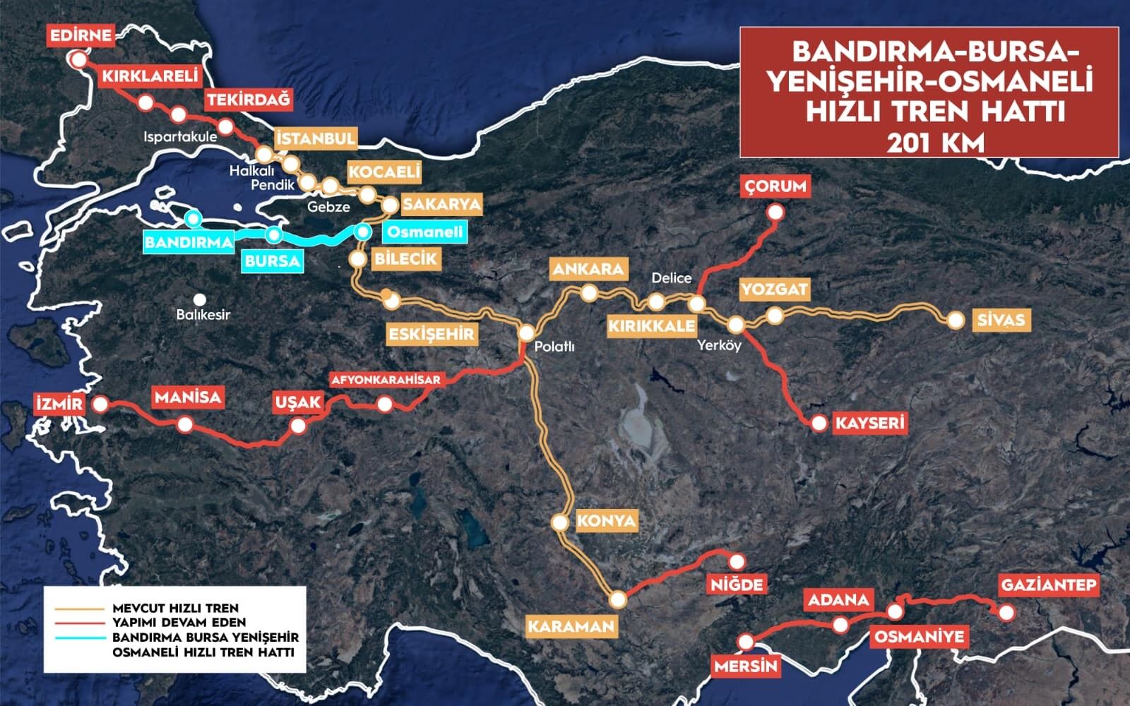 Bursa Hızlı Tren Hattında Test Süreci Başlıyor (3)