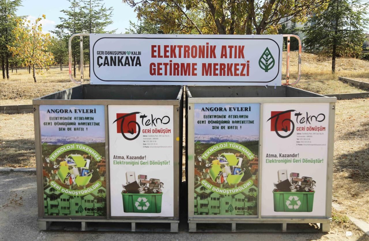 Çankaya Belediyesi Çevre Atık 50 Ton Elektronik Atık (6)