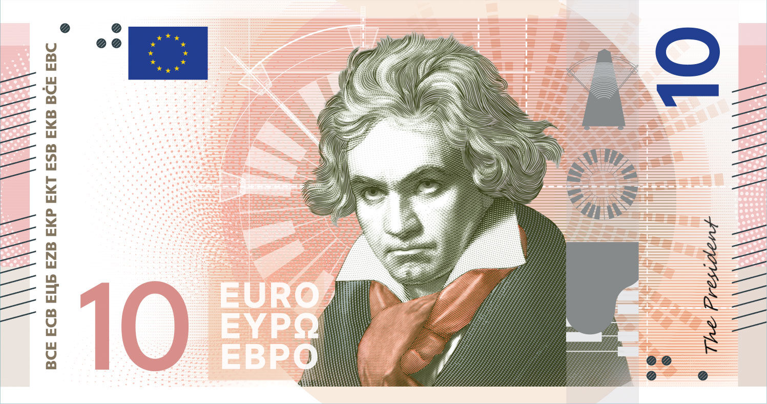 Euro Tasarim 4 Beethoven 10Euro