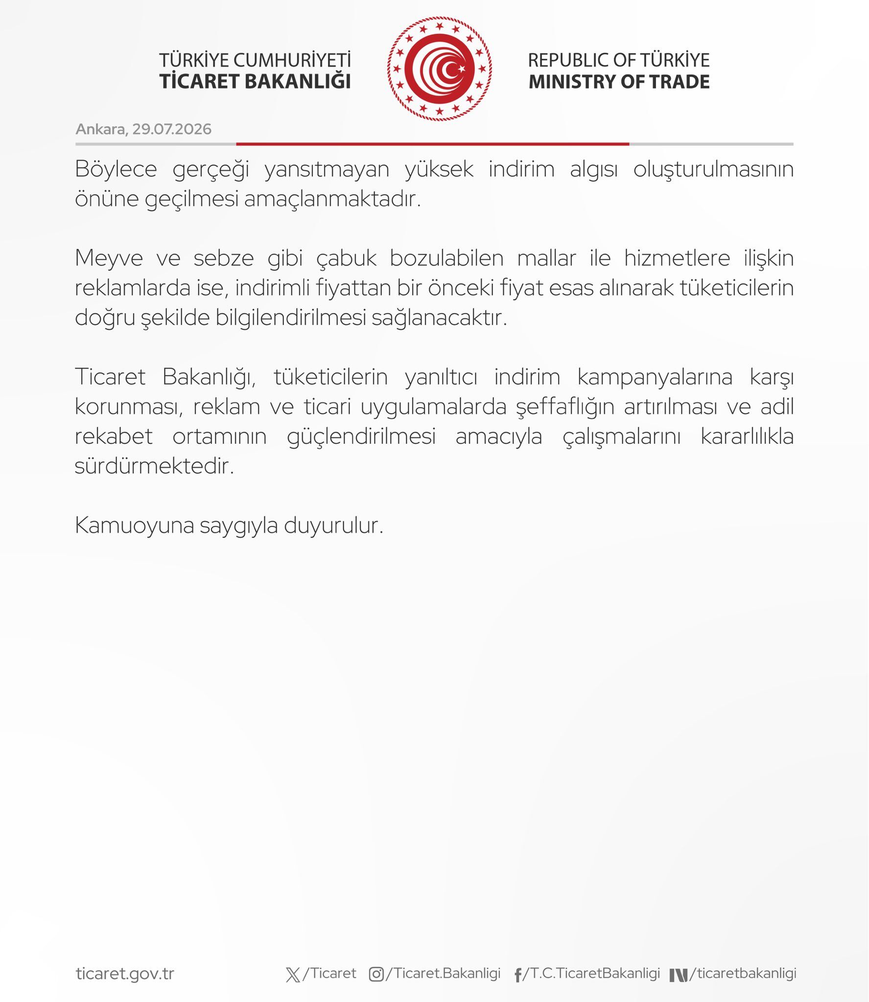 İndirimli Satış Reklamlarında Şeffaflığı 2