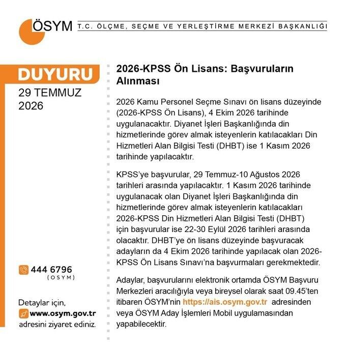 Kpss Ön Lisans