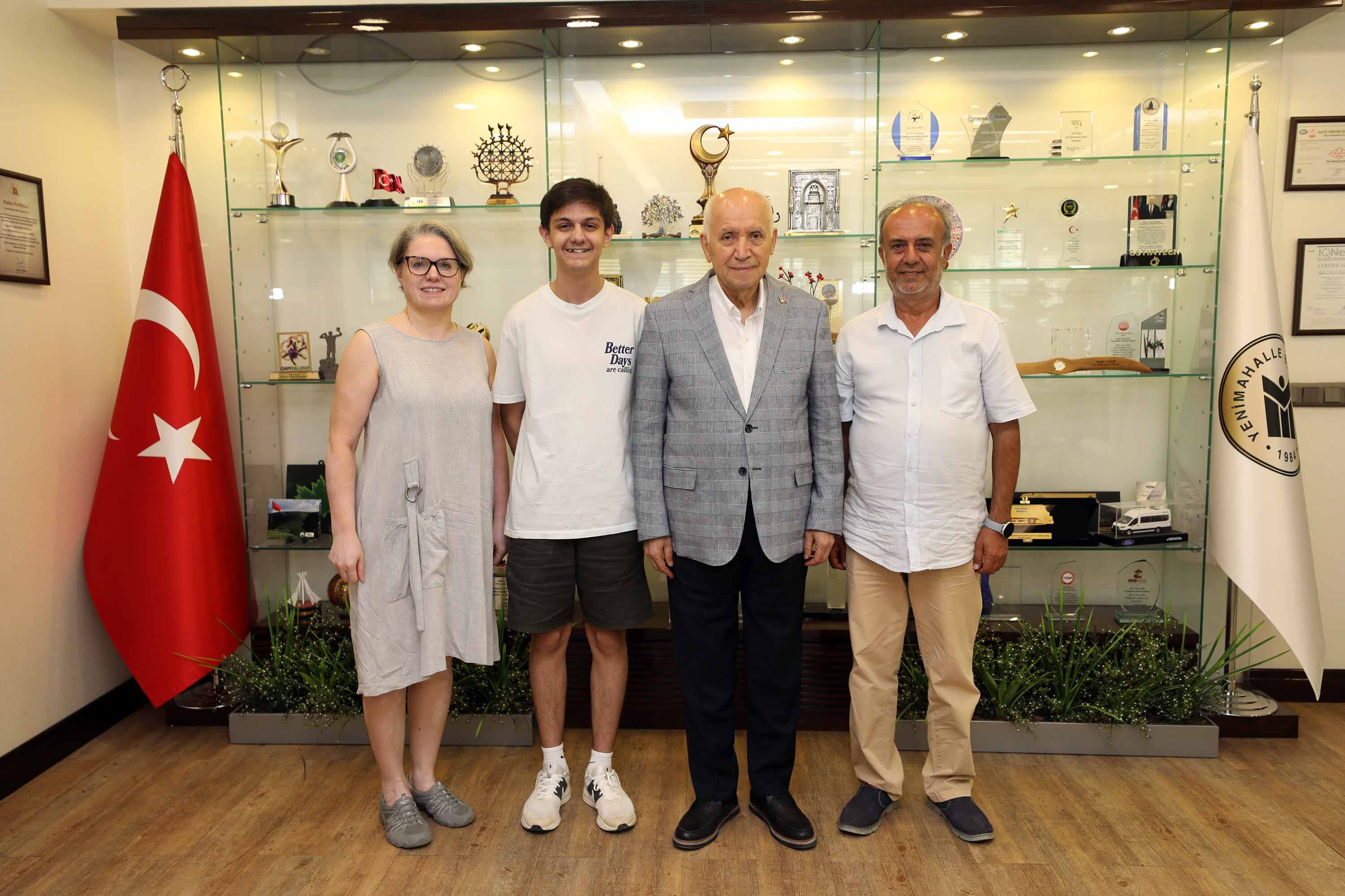 Lgs Birincisi Levent'ten Fethi Yaşar'a Ziyaret (2)