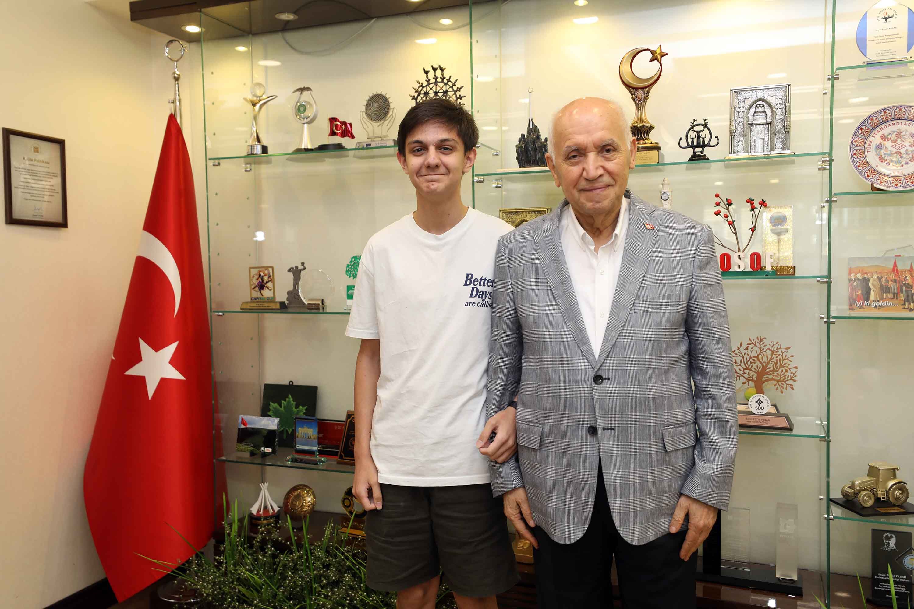 Lgs Birincisi Levent'ten Fethi Yaşar'a Ziyaret (3)