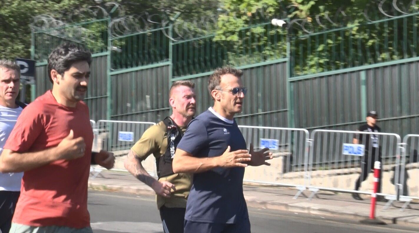 Macron, Ankara'da Sabah Koşusuna Çıktı (4)