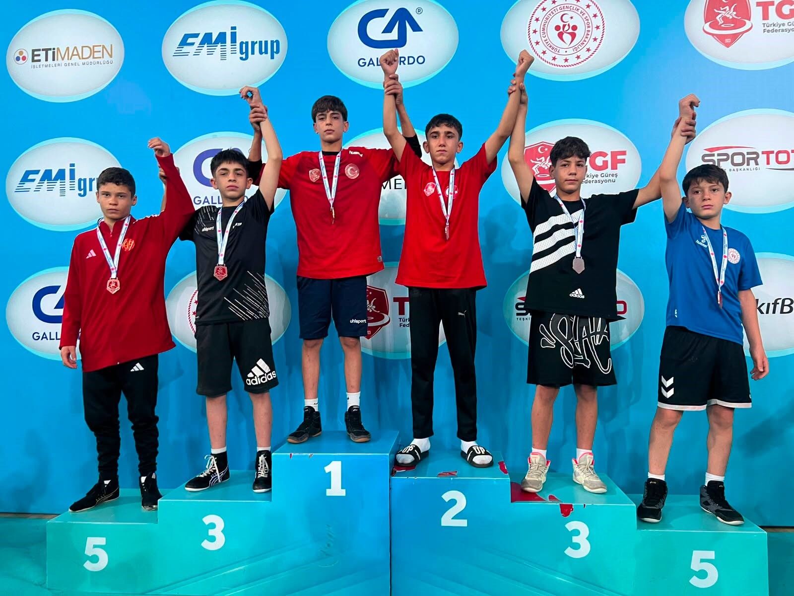 Malatya U14 Greko Romen Takımı Türkiye Şampiyonu (1)