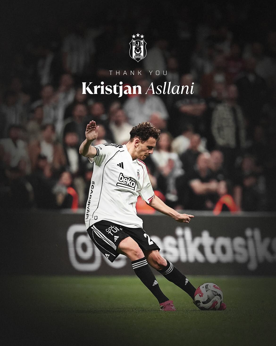 Thank You, Kristjanwe Have Parted Ways With Professional Footballer Kristjan Asllani, Who Has Be