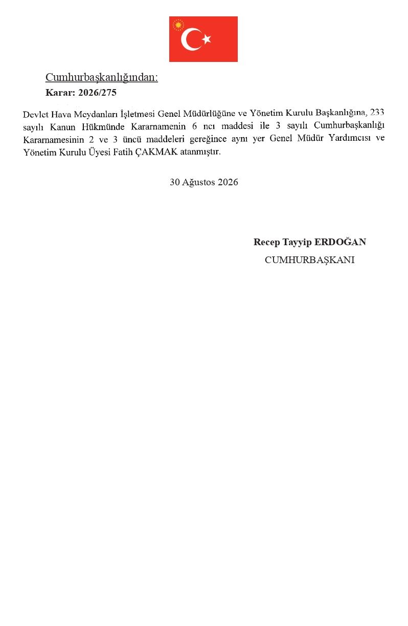 Bilgi Teknolojileri Ve İletişim Kurulu Başkanlığı Atama (2)