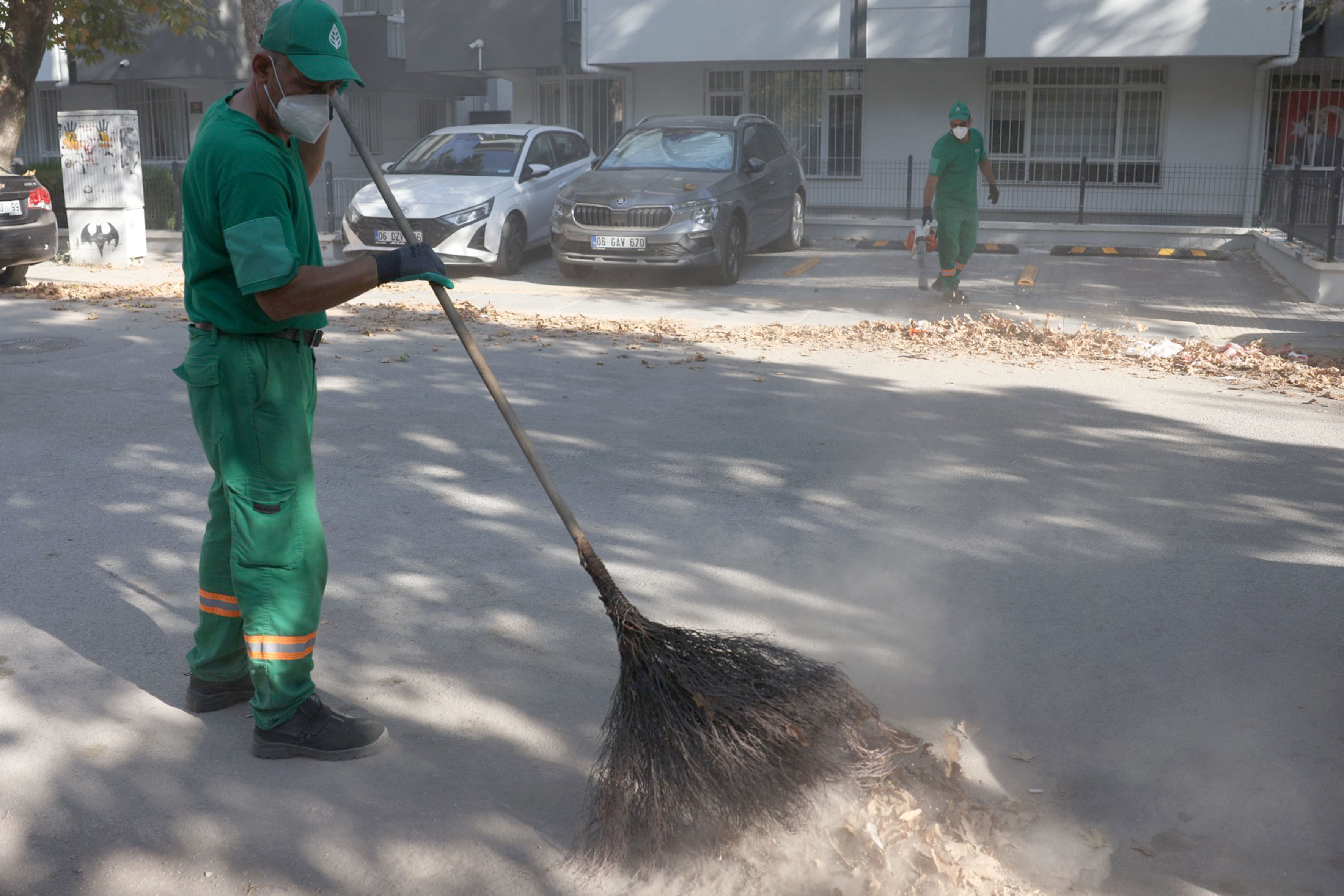 Çankaya’nın 124 Mahallesinde Temizlik Mesaisi (2)