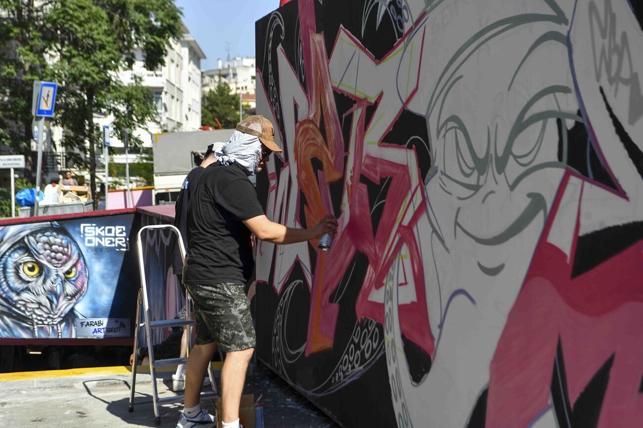 Farabi Alt Geçidi Grafiti Sanatıyla Renklendi (2)