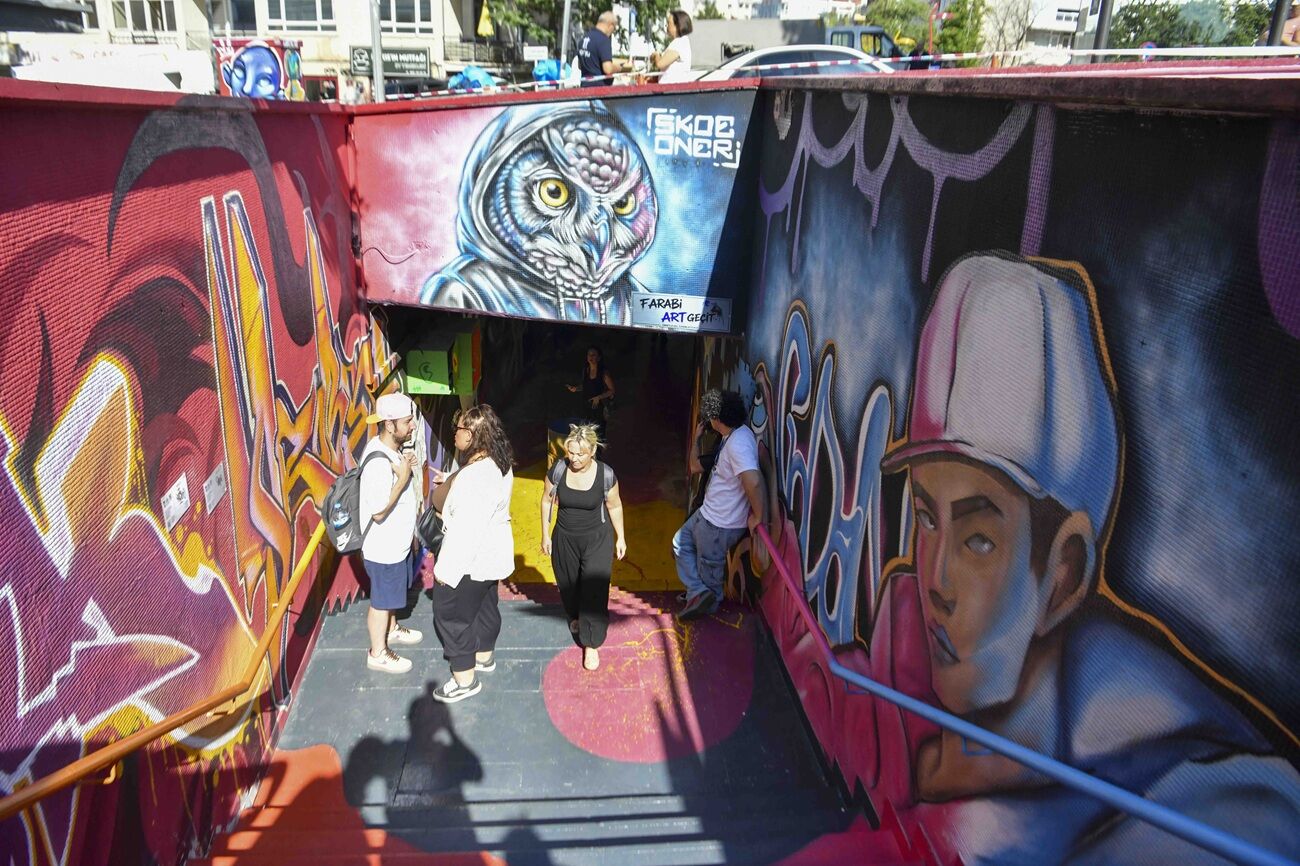 Farabi Alt Geçidi Grafiti Sanatıyla Renklendi (3)