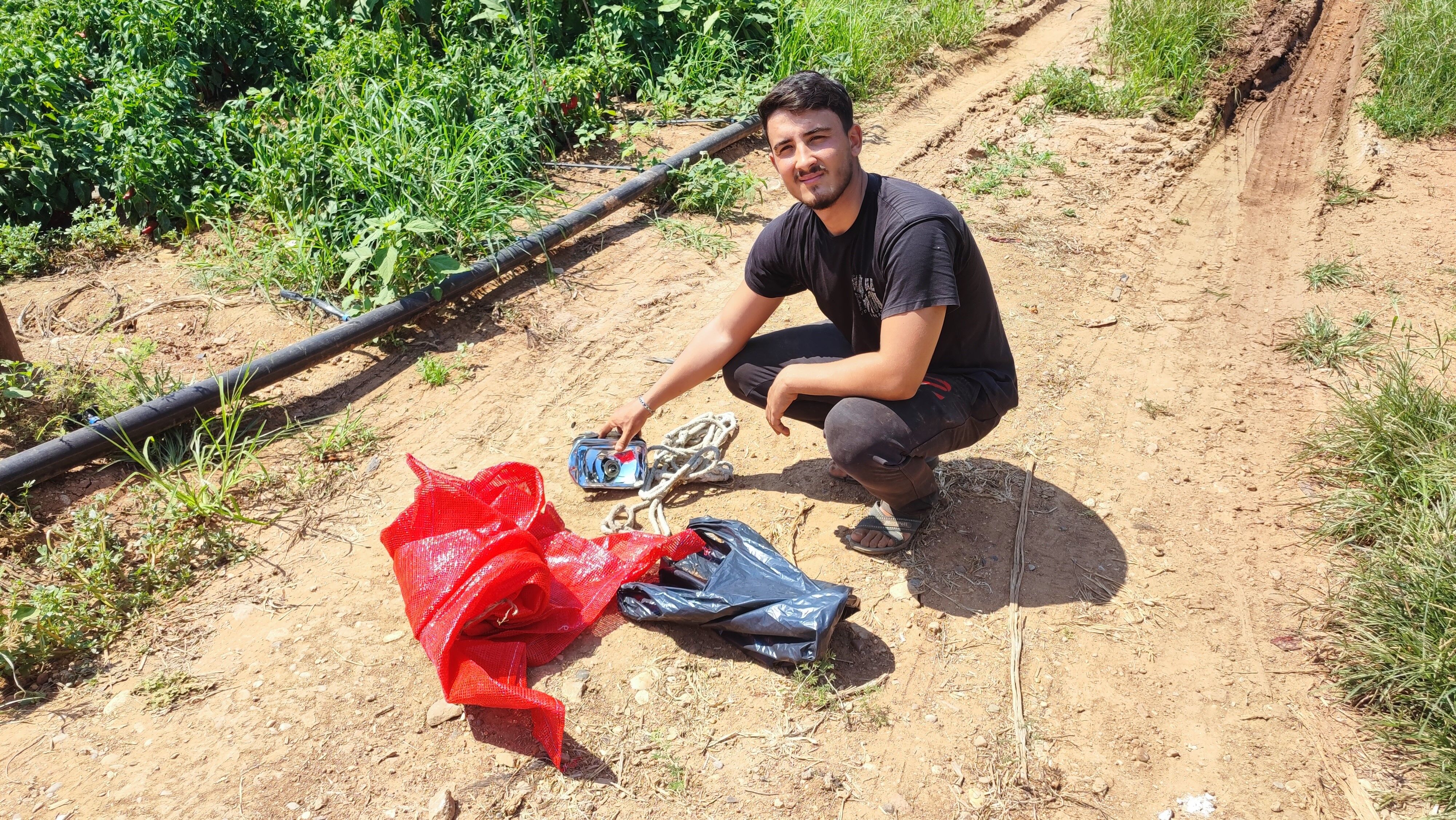 Adana’da Tarladan 1 Ton Salçalık Biber Çalındı (2)
