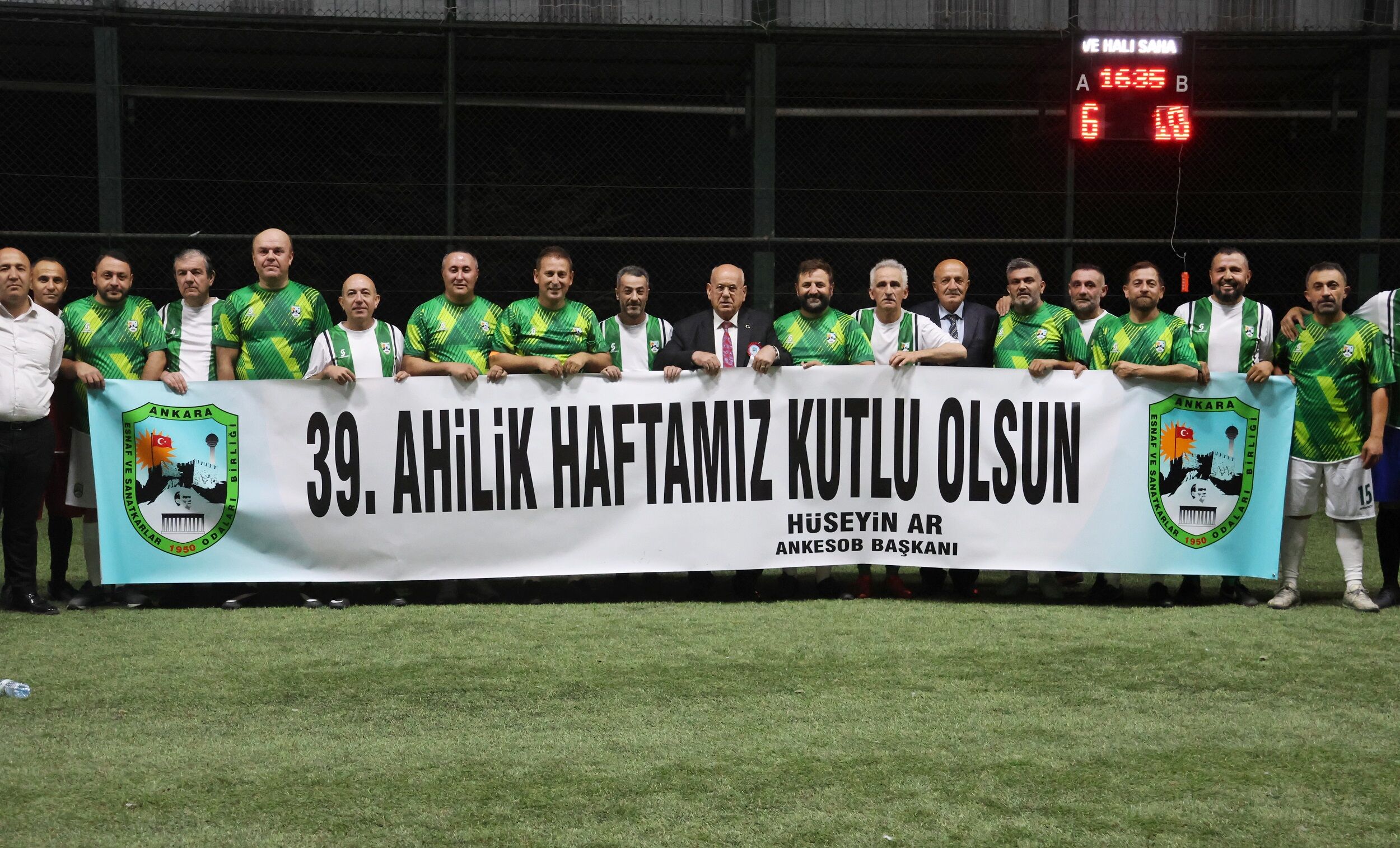 Ahilik Haftası’nda esnaf yeşil sahada buluştu