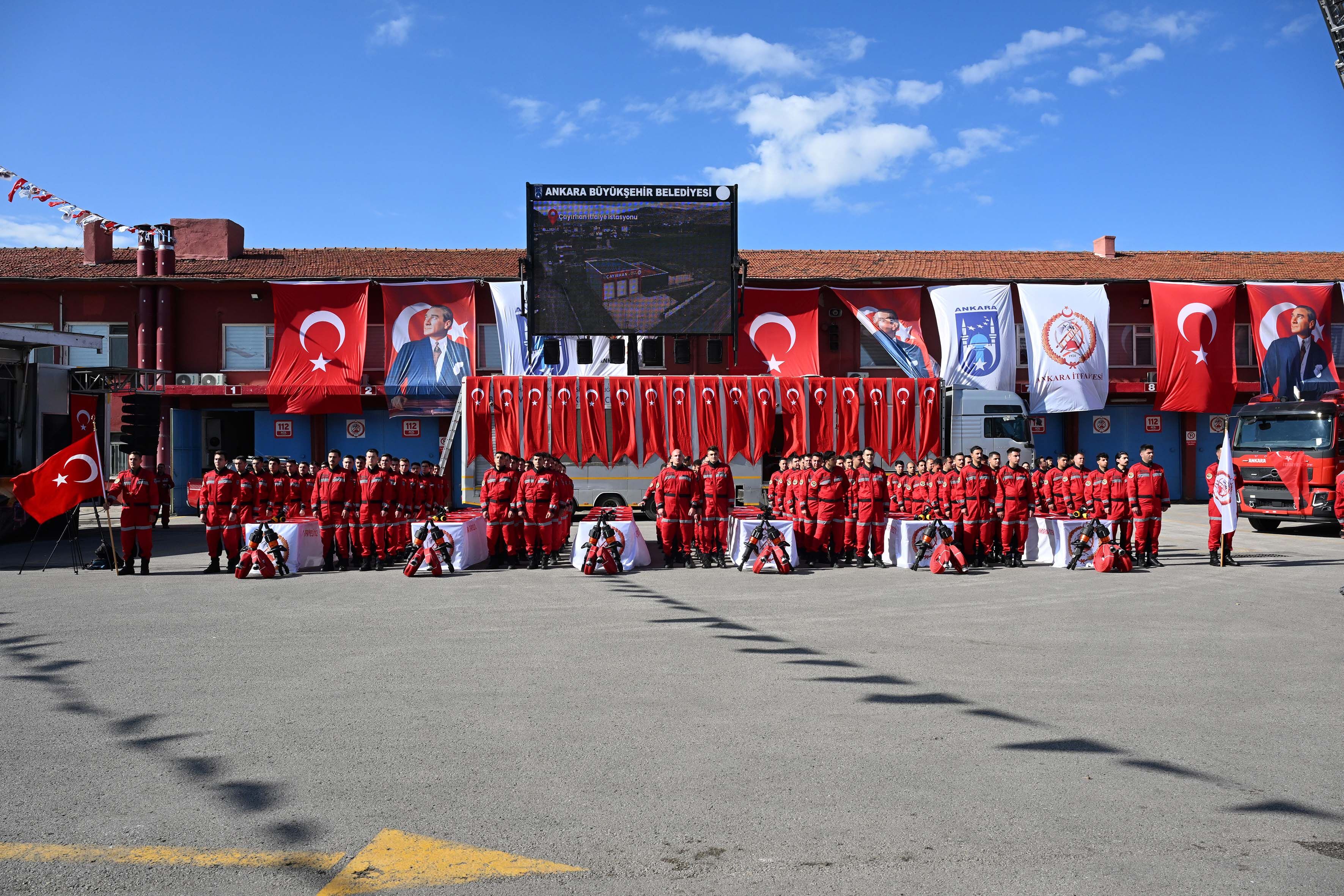 Ankara İtfaiyesi’nde 100 Personel Yemin Etti (5)