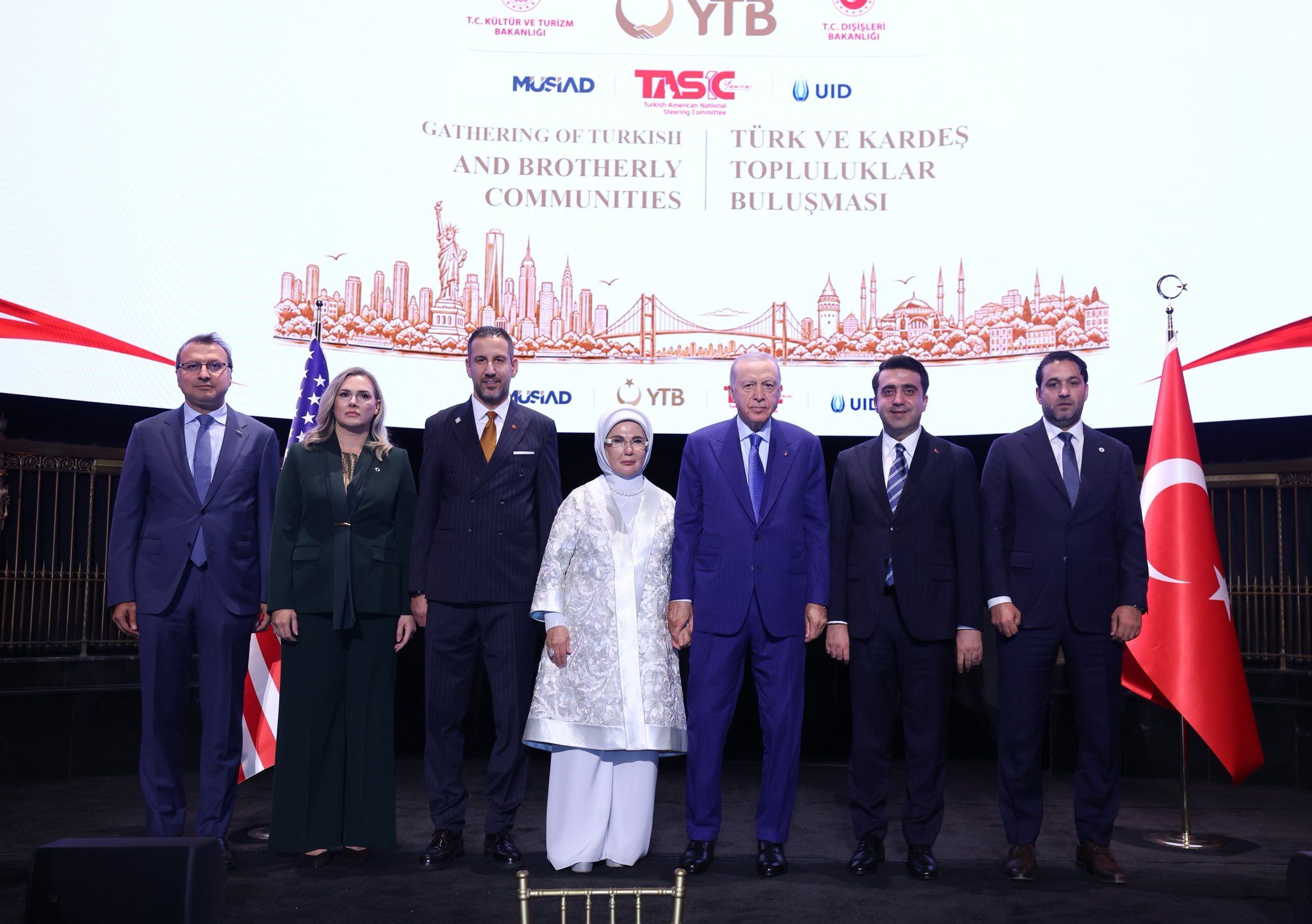 Erdoğan New York’ta Türk Ve Kardeş Topluluklarla Buluştu (3)