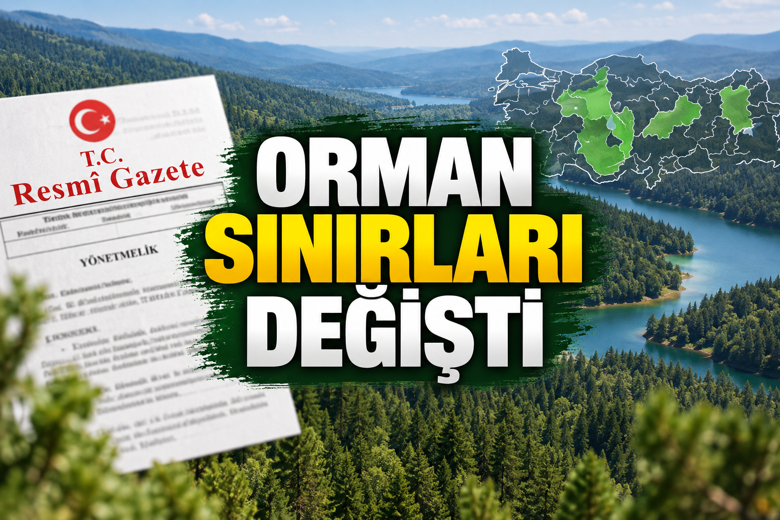 27 ilde hangi alanlar orman sınırından çıkarıldı?