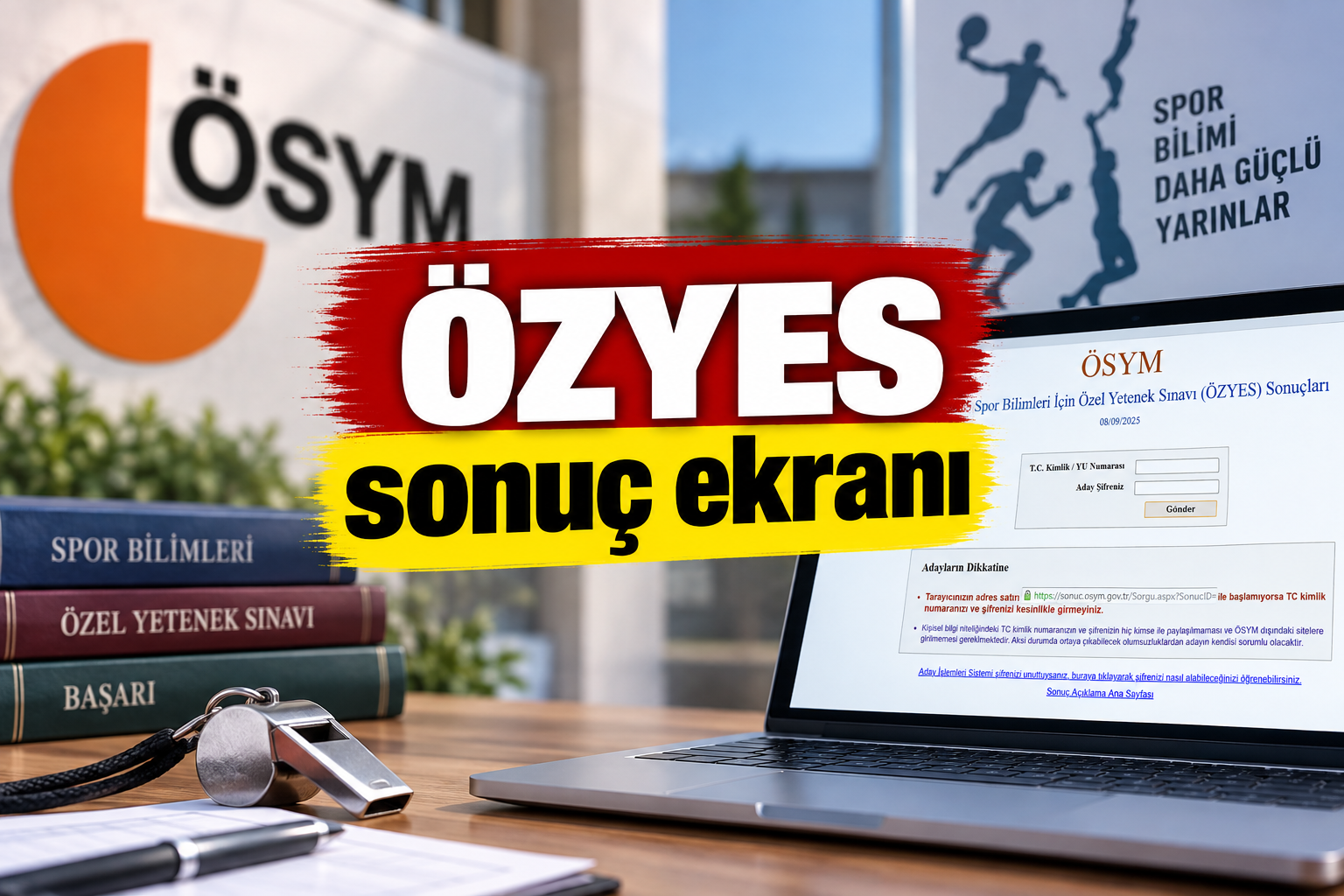 Özyes Sonuç Ekranı