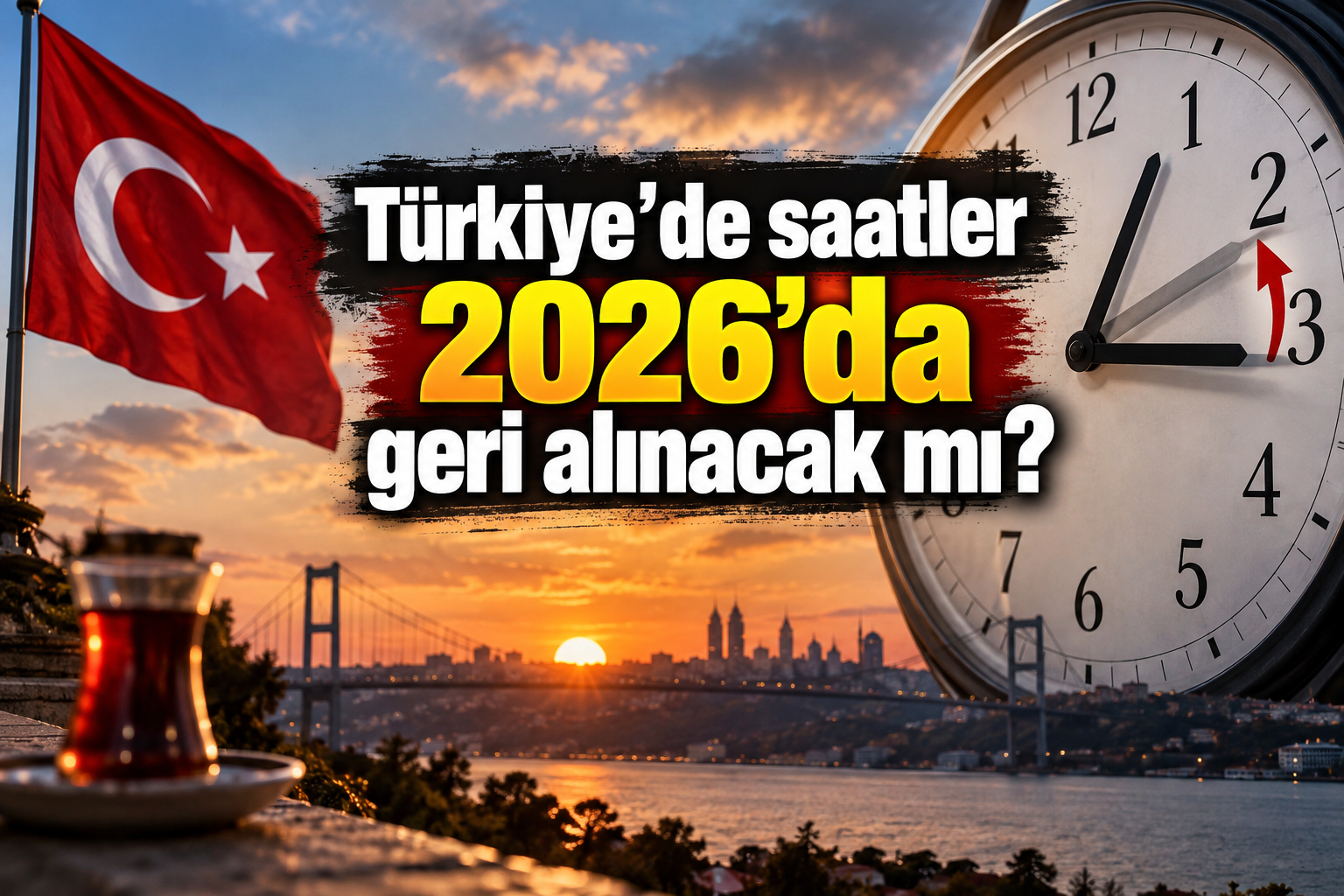 Türkiye’de saatler 2026’da geri alınacak mı?