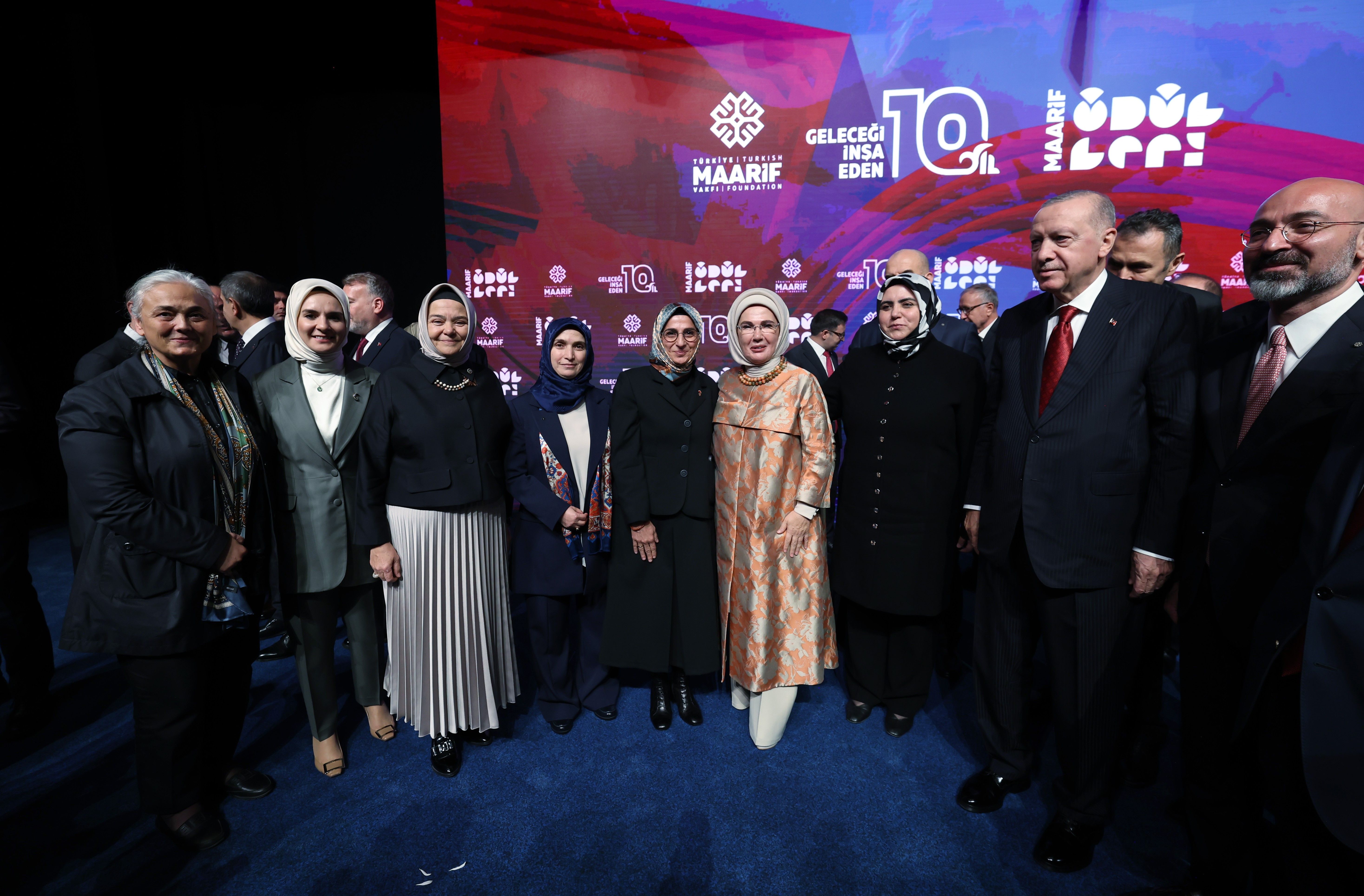 Cumhurbaşkanı Recep Tayyip Erdoğan, Türkiye Maarif Vakfının 10. yıl programı -+ 10