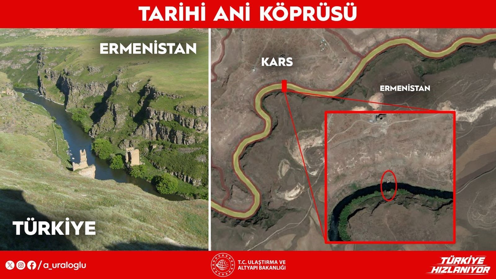 Kars'taki tarihi Ani Köprüsü yeniden inşa edilecek - 2
