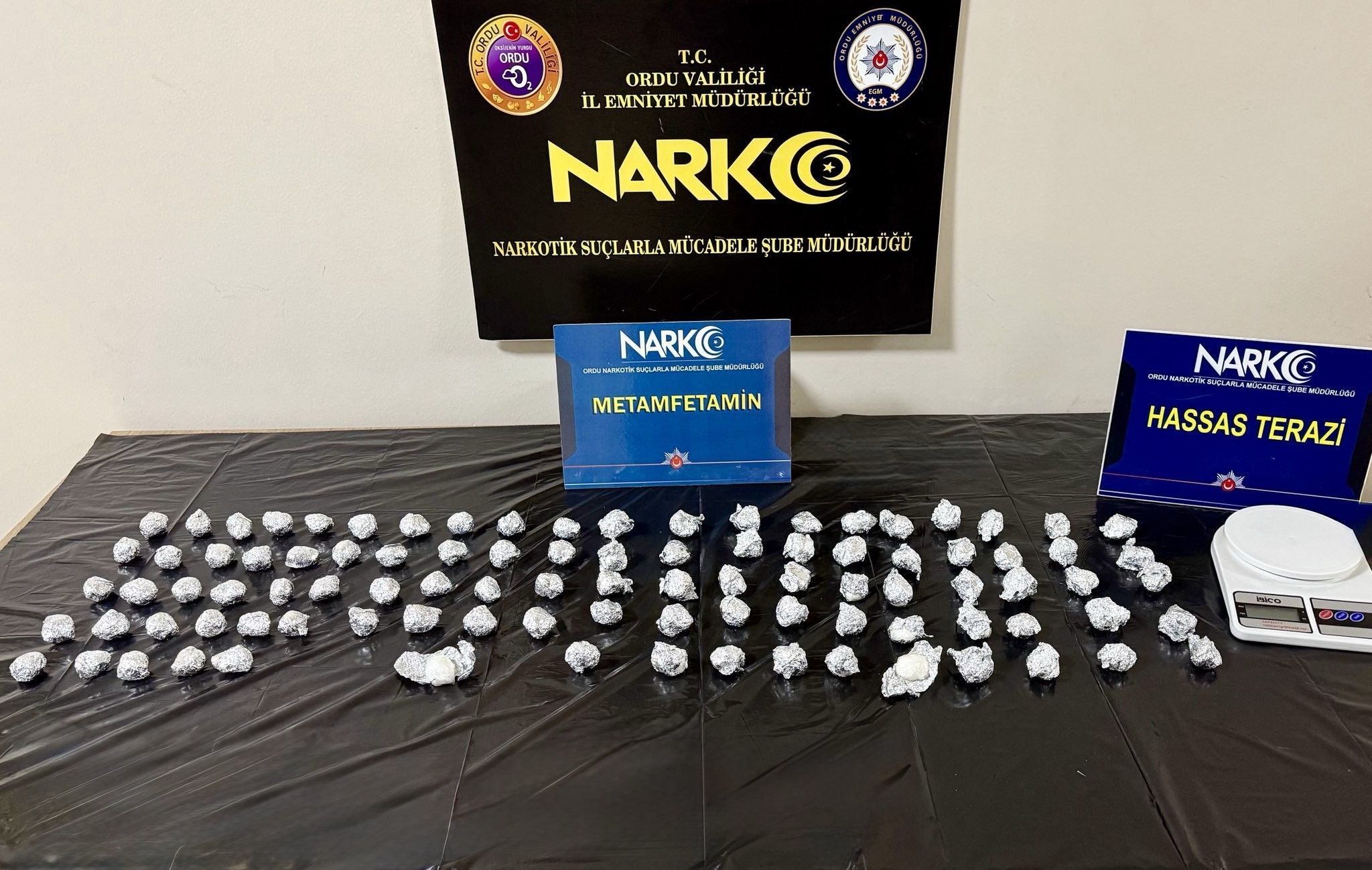 Ordu'da narkotik ekiplerinden peş peşe operasyonlar