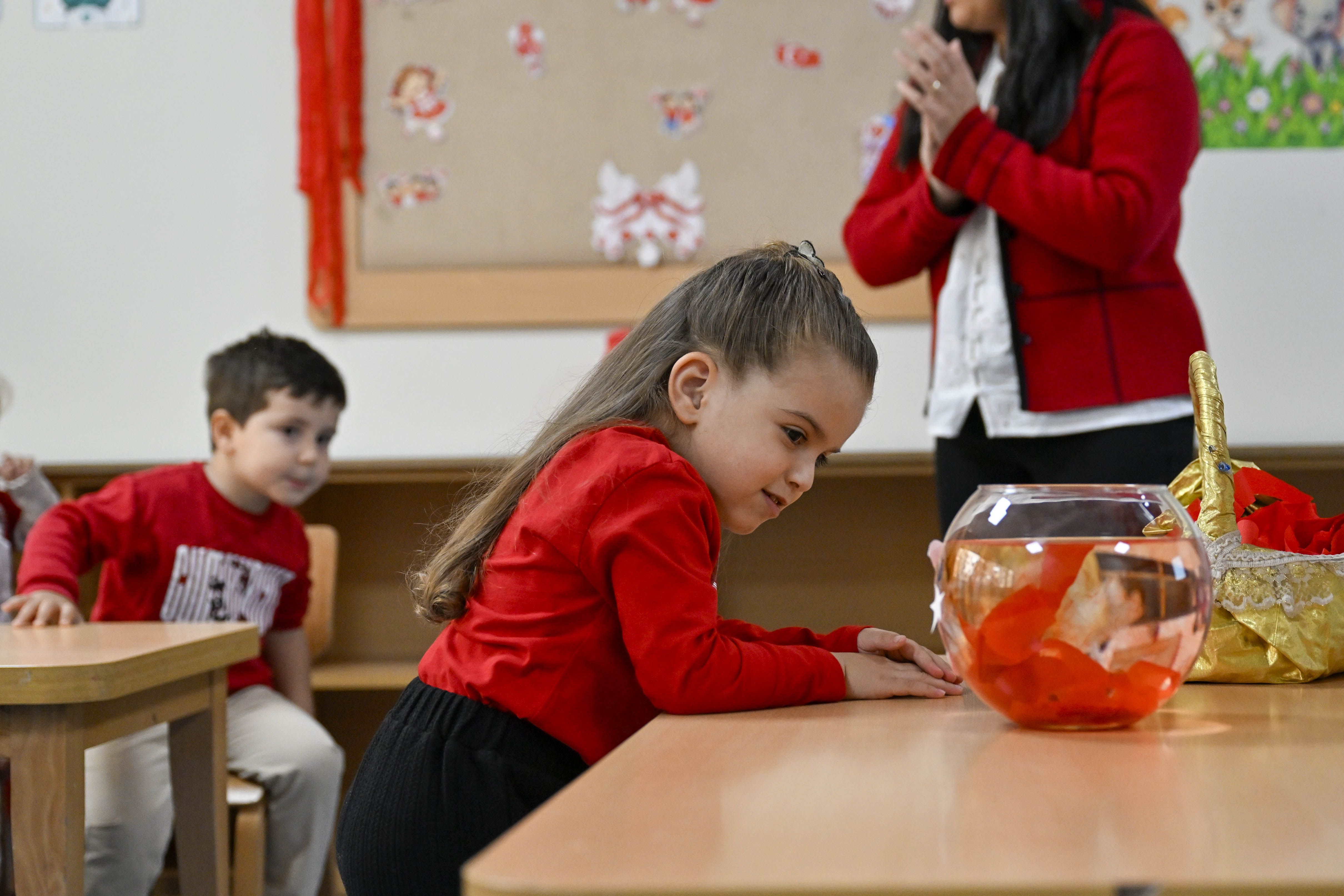 Ankara'da miniklerden 29 Ekim Cumhuriyet Bayramı coşkusu