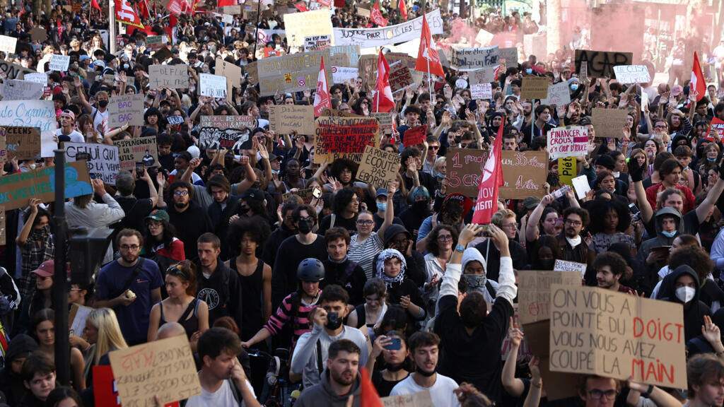 Fransa Öğrenci Protestosu (1)-1