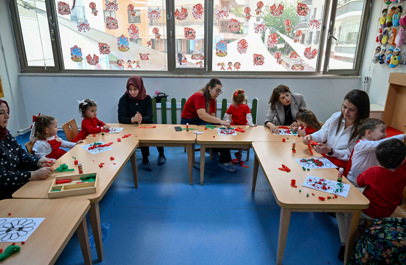 Ankara'da miniklerden 29 Ekim Cumhuriyet Bayramı coşkusu - 3