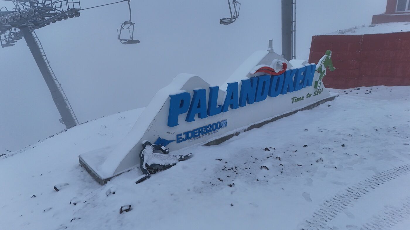 Palandöken’in Zirvesinde Kar 10 Santimetreye Ulaştı (2)