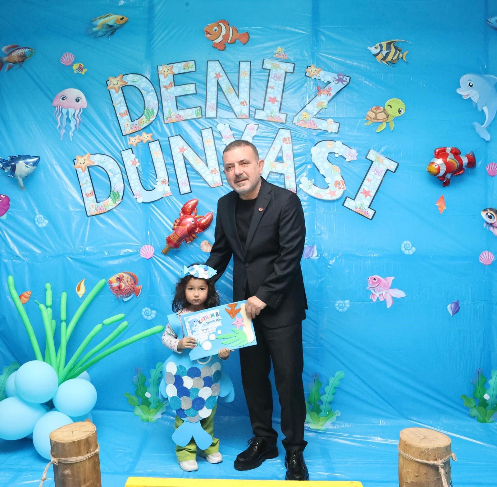 Sincan'da minikler su altı dünyasını keşfetti