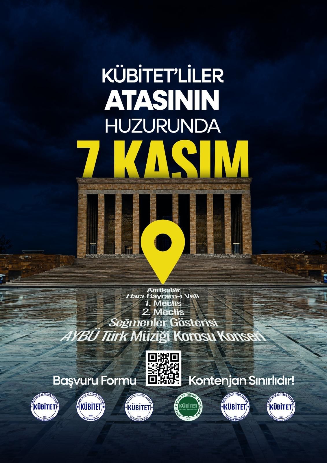 KÜBİTET, 350 üniversiteli genci Anıtkabir'de buluşturacak